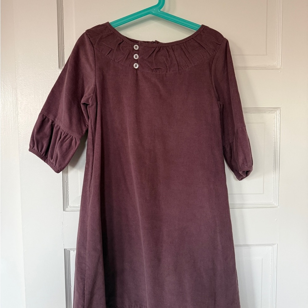 NWOT Bella Bliss Girls' Purple Corduroy Dress